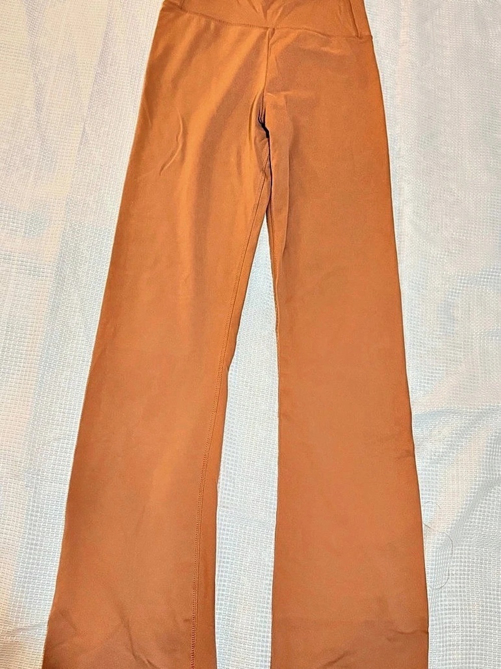 Love Tree High Waist Active Flare Leggings Orange Medium